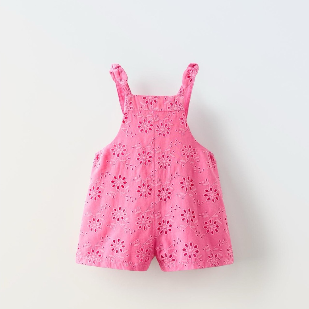 SHORT EMBROIDERED JUMPSUIT